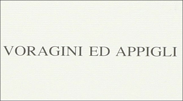 Voragini ed appigli – Nicola Romano